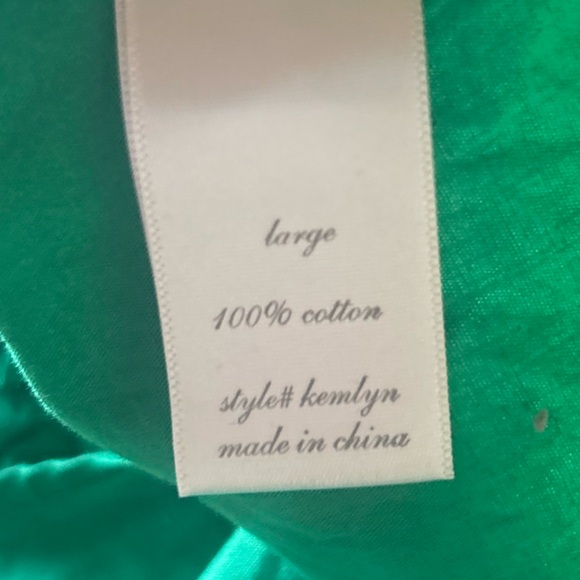 Altar’d State Kelly Green tie back dress size large - Picture 7 of 7